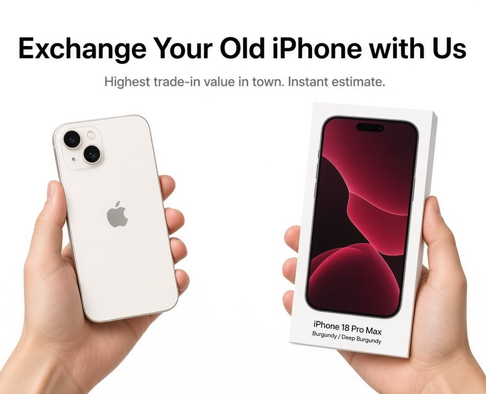 Trade in your iPhone 13 for iPhone 18 Pro Max Burgundy